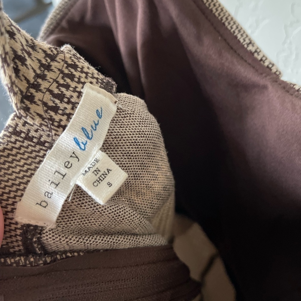 Bailey Blue| Academia Houndstooth Cute Jumpsuit, Cropped Wide Leg••• - Picture 8 of 11